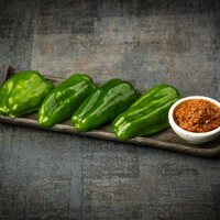 パリパリピーマンと黒豚みそ