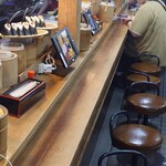 かにや - カウンター