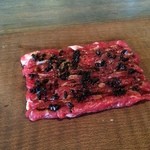 Noma - デンマーク風ビーフタルタルとアリ