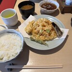 光村 - かき揚げ定食