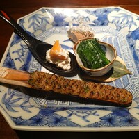 蕎麦懐石 無庵 - みそ付おつまみ
