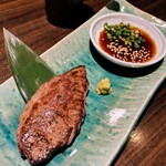 居酒屋 もともと - 山形牛ミスジ肉ステーキグリル（￥1500）