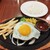 ロイヤルホスト - 料理写真:黒×黒ハンバーグ　ブラウンバターソース1,573円、ライス普通盛り275円