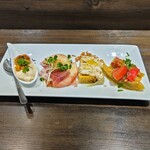 創作イタリアン Gemelli - 前菜４点盛り　2025年7月