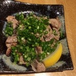 炭火串焼専門店 鶏天 - 丹波地鶏塩ハラミ焼き