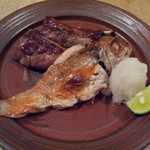 たるたる - 主菜②のどくろとスペアリブ