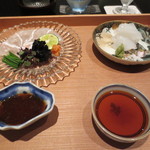 日本料理 晴山 - お造りです。