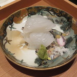 日本料理 晴山 - 逗子のアオリイカです。