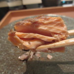 日本料理 晴山 - 炭でふっくらと焼き上がっていました。