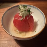 日 酒場 - 　アメーラトマトの冷し鉢