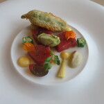 ヴェル・ボワ - 鮪と茄子のピュレ、