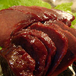 焼肉のけんぎゅう - 生レバー（ルイベ）。