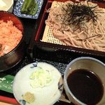 さゝ乃 - 鮭フレーク丼セット