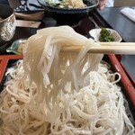 二八そば 一貴 - 甘く蕎麦の風味豊かな蕎麦。こんなに旨い更科はなかなか食えない気がするーーー