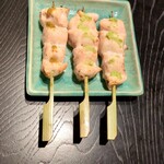 炭火焼 とりぞう - ささみ  ( わさび＆柚子胡椒 )