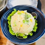 大阪串かつ てん家わん屋 - ポテトサラダ