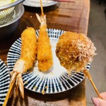 大阪串かつ てん家わん屋 - 納豆