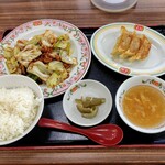 餃子の王将 - 料理写真:回鍋肉セット