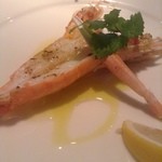 レプレ - スカンピのグリル570円（最近は小ぶりのものしか入ってこないらしい･･･）