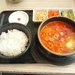東京純豆腐 - アサリバタースンドゥブセット