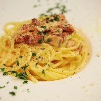 カルボナーラ ～ヴェルミチェッリ・太パスタ～