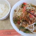 美彩食 田辺 - 料理写真:担々麺（辛め）＆ライス