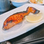 炭火魚 旬彩料理 坂本 - シャケ味噌漬け焼き