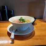 麺家 たけ田 - 鯵の焼き出汁冷やしラーメンと鯵の胡麻ダレ冷やし茶漬け