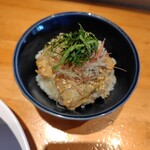 麺家 たけ田 - 鯵の胡麻ダレ冷やし茶漬け