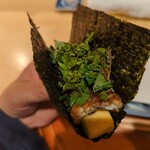 銀座 しのはら - 鰻の手巻き