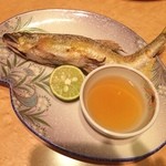 Ginsa Kanaryouri - あゆの塩焼き。