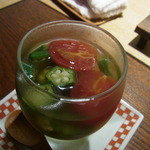 もり山 - 2014.9)トマトとオクラのジュレ