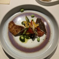 リストランテ･ヒロ  青山 - 魚のポアレ、焼き野菜絶妙！