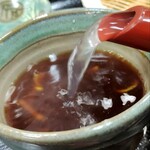 大師茶屋 - 蕎麦湯はサラサラタイプ