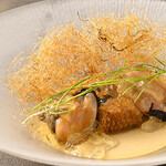 シュヴァル・ドゥ・ヒョータン - 料理写真:トウモロコシのフラン