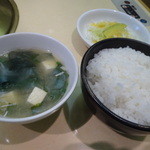 関内苑 - 味噌汁～2014.08.21