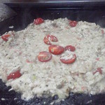 帆風 - 絶品「チーズバジルもんじゃ」ワインのお友に