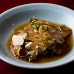 Hourai Kenkaru Karuizawa Ten - 大蒜和青辣椒酱油腌制