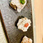 寿司 赤酢 如水 - 鱧焼ちり寿司