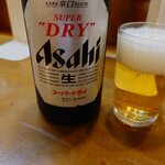 むつ五郎 - アサヒスーパードライ中瓶 840円で乾杯！