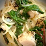 NECCO - ・Pasta　～選択～
      　　　　　つぶ貝と菜花の塩レモンパスタ