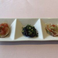 厳選洋食さくらい - ①小さな前菜3点盛り