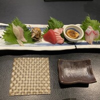 宮地亭 - お刺身盛り合わせ