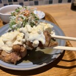 津田屋食堂 - チキン南蛮　アップ