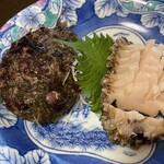 いわない温泉高島旅館 - あわびお刺身