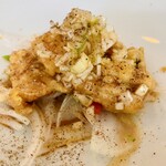 城北飯店 - あなごの唐揚げ、山椒ソース