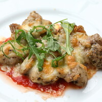 グリルチキンとモッツァレラのピッツァイオーラ風