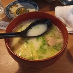 京出汁おでんと旬菜天ぷら 鳥居くぐり - ラーメン（白湯）