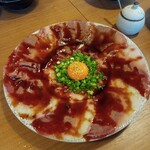 京出汁おでんと旬菜天ぷら 鳥居くぐり 横浜店 - 牛炙りカルパッチョ
