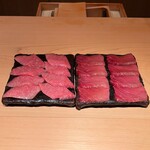 鮨 一幸 - 鮪 大トロ 赤身漬け